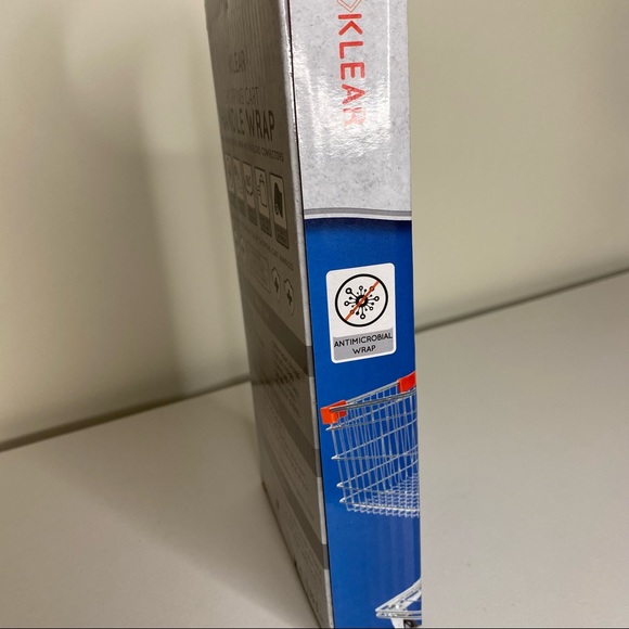 Shopping Cart Handle Wrap, Reusable Neoprene Velcro Cover, New by Klear, Pink - Picture 4 of 8